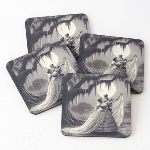 Item preview, Southern Gothic Under the Skeleton Moon  designed and sold by FloridaWildOnes.