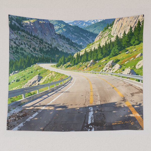 Aperçu de l'œuvre Route panoramique de Beartooth Highway, Montana créée et vendue par Worldscape Wonders.