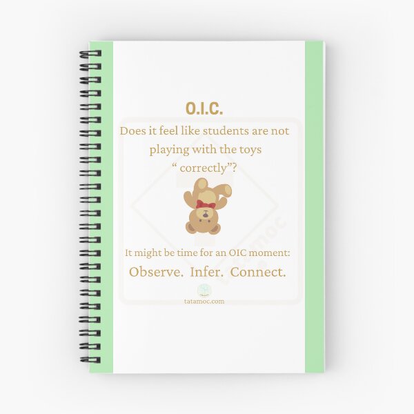 Item preview, OIC!   Observe  Infer Connect - Early Childhood Education tips designed and sold by Tatamoc.