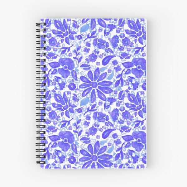 Item preview, Blue Floral Watercolors designed and sold by Leah Fox.