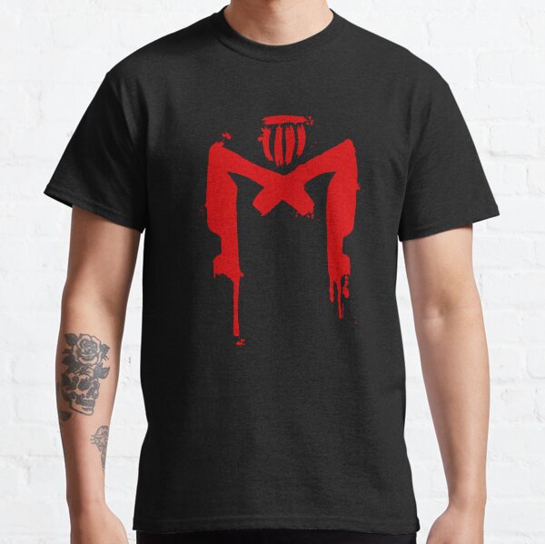 Vista previa del artículo con la obra «Grafiti del juez (rojo)», diseñado y vendido por KejcoDesigns.