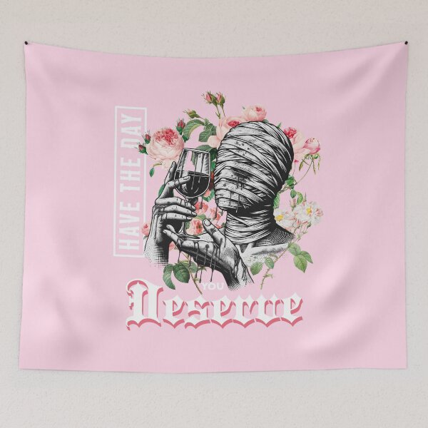 Item preview, Have the day you deserve, Halloween Printable Unique Decor Vintage Design, Creepy Floral Art, Halloween Gift designed and sold by KeiraKeiDesign.