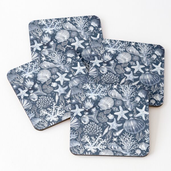 Item preview, Navy Ocean Nautica designed and sold by meggydesigns.