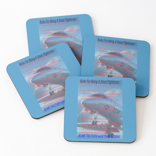Item preview, Hall-O-Gram Creations Aero Rules For Being A Great Flightcrew V4 designed and sold by Hall-O-Gram.