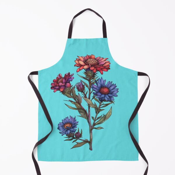 Item preview, Purple Blue and Red Asters Flowers designed and sold by Artcurrents.