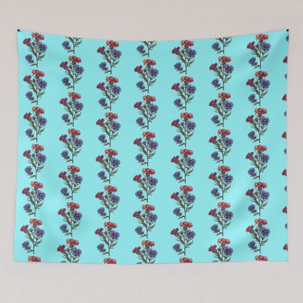 Item preview, Purple Blue and Red Asters Flowers designed and sold by Artcurrents.