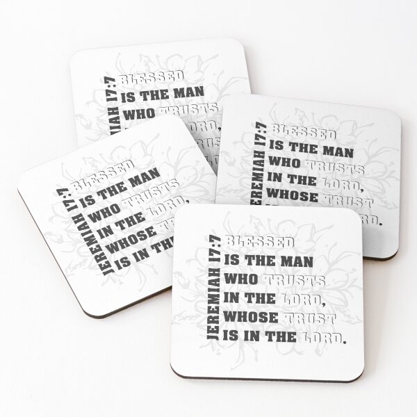 Item preview, Blessed is the Man Who Trusts in the Lord Jeremiah 17:7 designed and sold by Alida Designs.