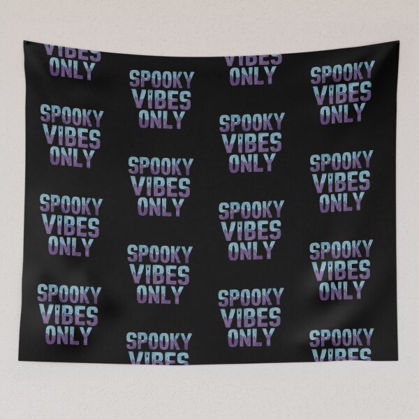 Item preview, Spooky Vibes Only Blue and Purple designed and sold by karsad.