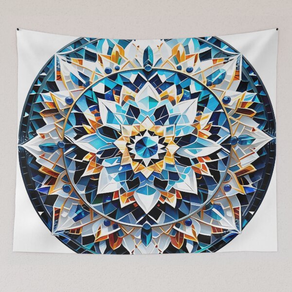 Item preview, Solar Crystal Mandala designed and sold by MandalasShops.