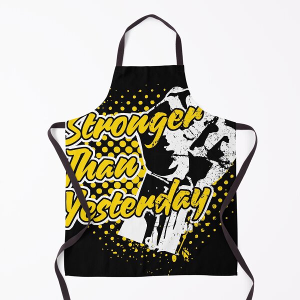 Item preview, Stronger Than Yesterday: Empowering Mental Health and Resilience Quote designed and sold by Dmetalx Art Apparel.