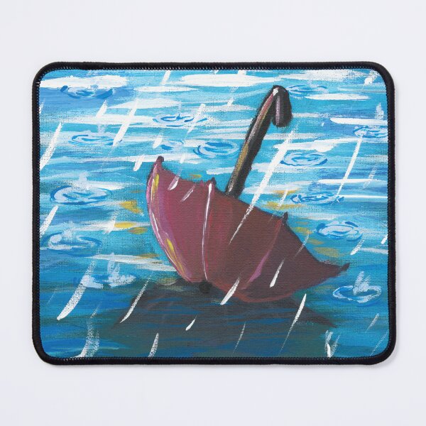 Item preview, Broken Red Umbrella in the Rain designed and sold by CHeMnICORn.