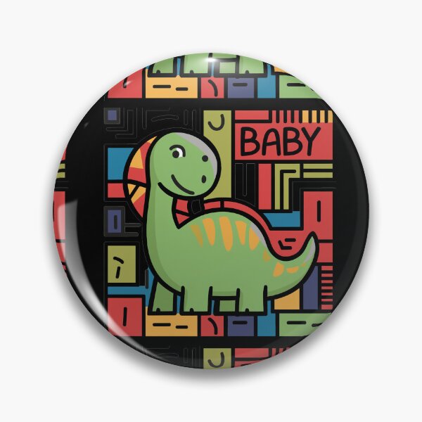 Item preview, Funny Cool Artsy Dinosaur for Baby Abstract Art designed and sold by Nature's Fancy.