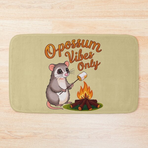 Item preview, Opossum with Marshmallow - Opossum Vibes Only designed and sold by MaateoDesign.