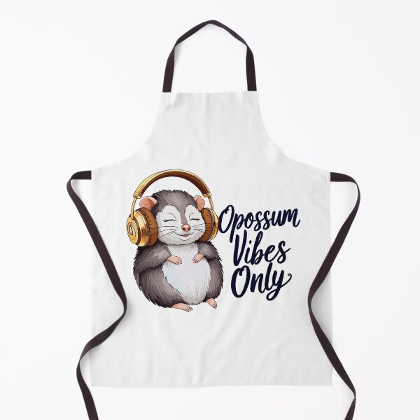Item preview, Possum with Headphones - Opossum Vibes Only designed and sold by MaateoDesign.