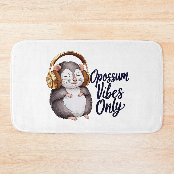 Item preview, Possum with Headphones - Opossum Vibes Only designed and sold by MaateoDesign.
