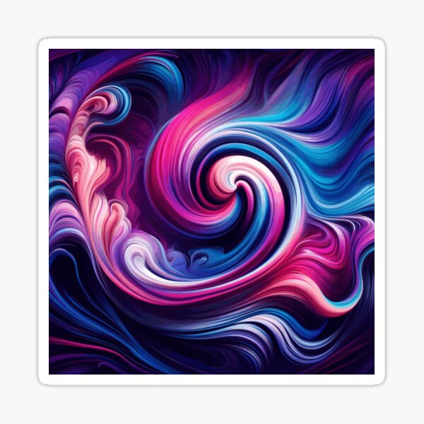 Item preview, Vibrant Motion: Swirling Fluid Colors designed and sold by ExquisiteIndigo.