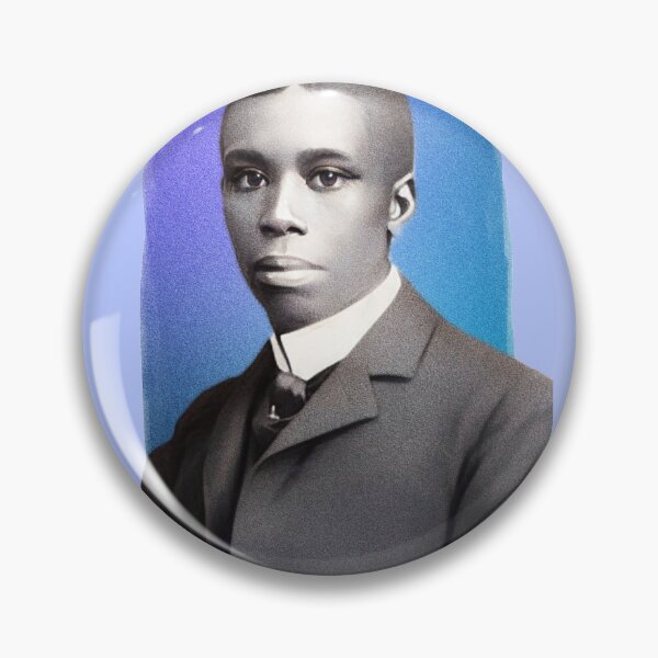 Item preview, American Poet Paul Laurence Dunbar - blue - illustration  designed and sold by Litstoy.