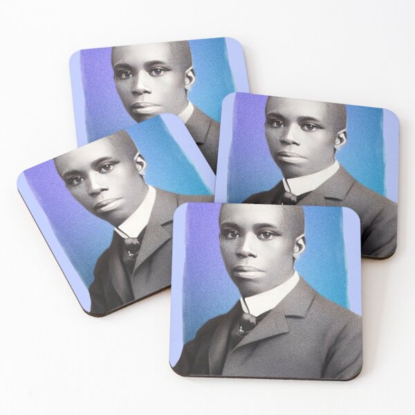 Item preview, American Poet Paul Laurence Dunbar - blue - illustration  designed and sold by Litstoy.
