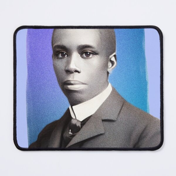 Artikelvorschau, Amerikanischer Dichter Paul Laurence Dunbar - blau - Illustration entworfen und verkauft von Litstoy.