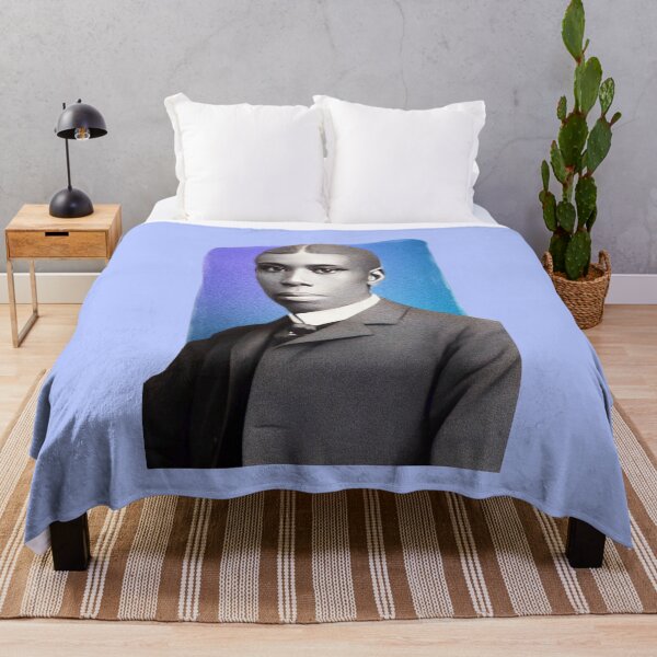 Item preview, American Poet Paul Laurence Dunbar - blue - illustration  designed and sold by Litstoy.
