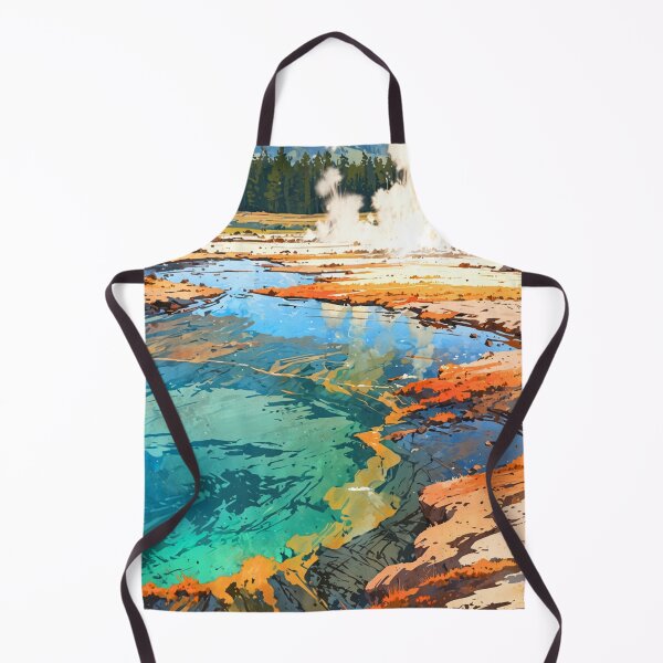 Item preview, Colorful Hot Springs - Yellowstone National Park designed and sold by Worldscape Wonders.