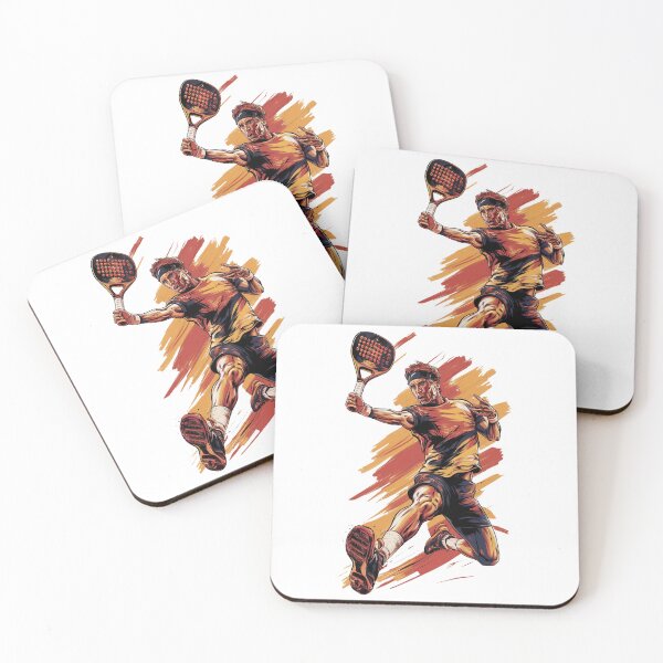 Item preview, Paddle tennis player ipad art designed and sold by tee-blah-blah.