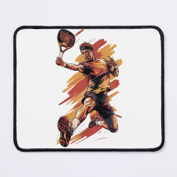 Item preview, Paddle tennis player ipad art designed and sold by tee-blah-blah.