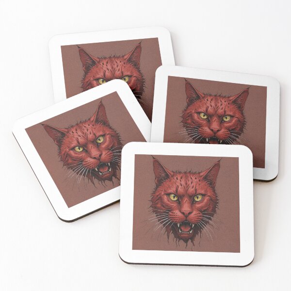 Item preview, Fiery Red Cat designed and sold by koreatvtea.