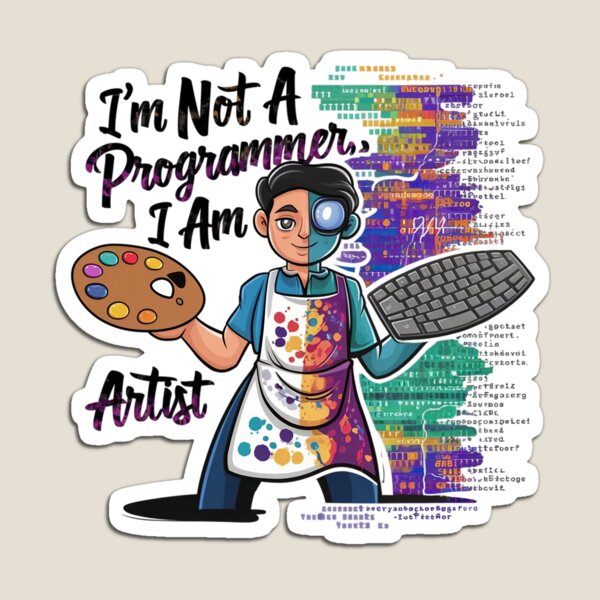 Item preview, I'm Not A Programmer I Am Artist designed and sold by Situstshirts.