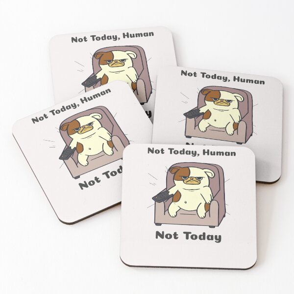 Item preview, Not Today Human Not Today American Pug Pugabull designed and sold by SvenJ94.