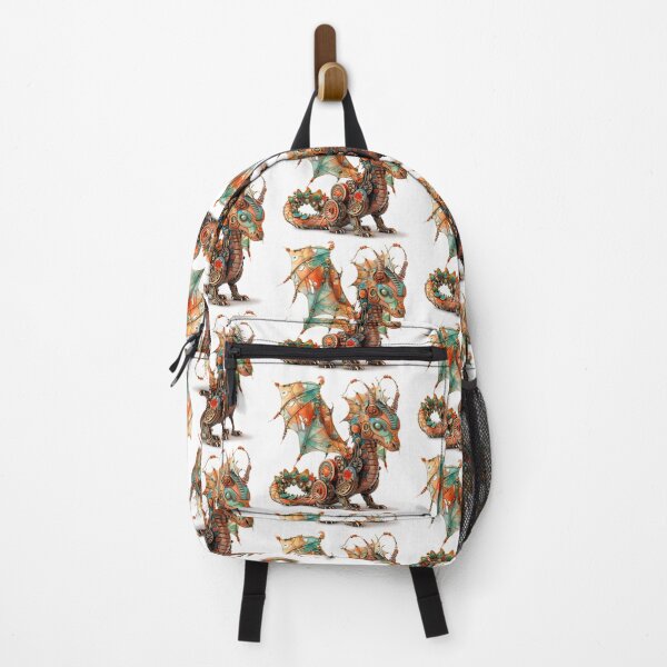 Item preview, Festive Steampunk Dragon: Vibrant and Detailed 2D Art designed and sold by JohanSD.