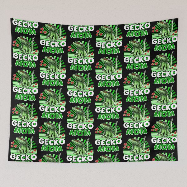 Item preview, Cute Giant Day Gecko Mom designed and sold by BeataY6Art.