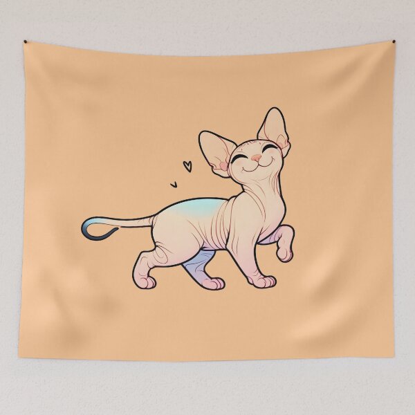 Item preview, Cute Sphynx Cat designed and sold by Anna Halasek.