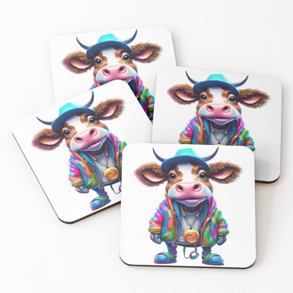 Item preview, Cool hip cow designed and sold by Zenvo.
