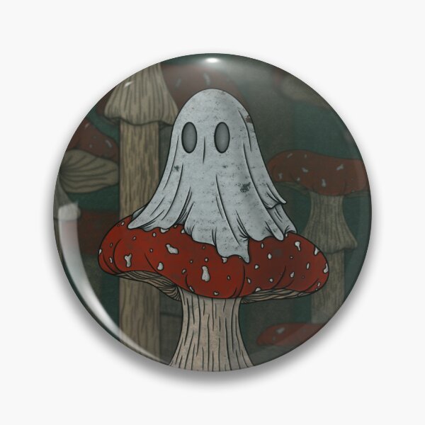 Item preview, Ghost Chilling on a Mushroom designed and sold by Skylar  Bailey.