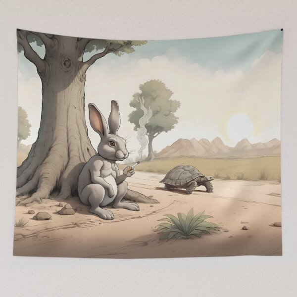 Item preview, The Tortoise and the Hare designed and sold by JakeMauiDesign.