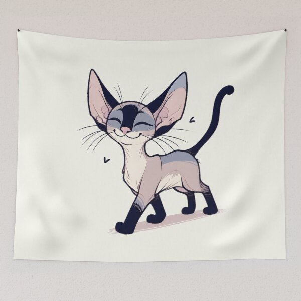 Item preview, Cute oriental cat designed and sold by Anna Halasek.
