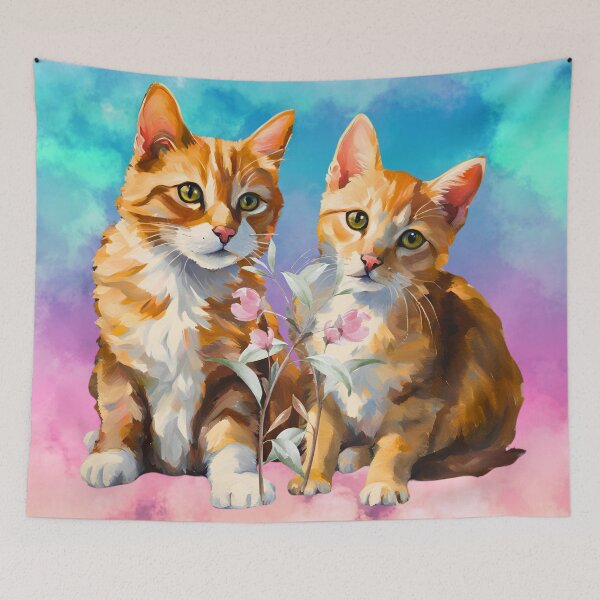 Item preview, Cute Cats Bloomington designed and sold by Modern-Tropical.