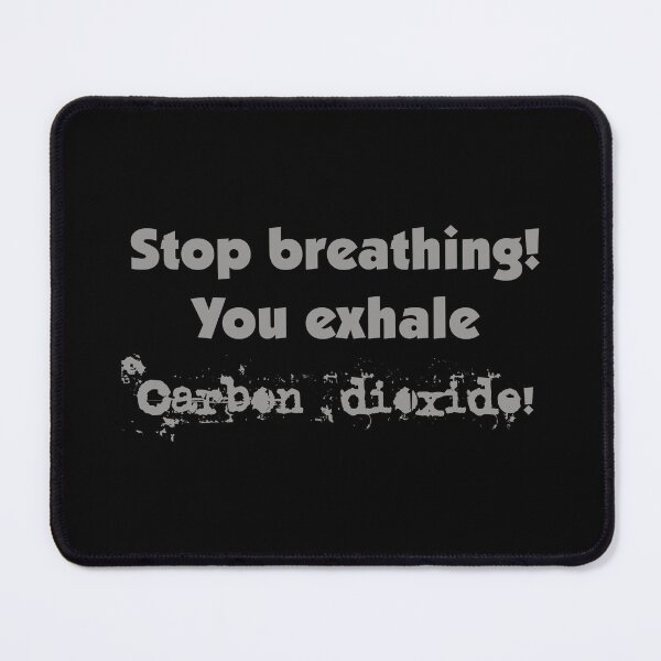 Item preview, Stop breathing! designed and sold by Attic-Junk.