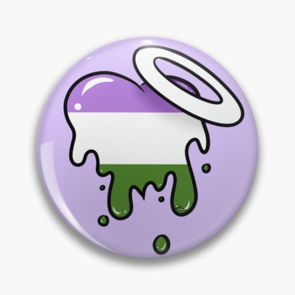 Item preview, Melting Pride Flag Hearts - Genderqueer designed and sold by tricksterjason.