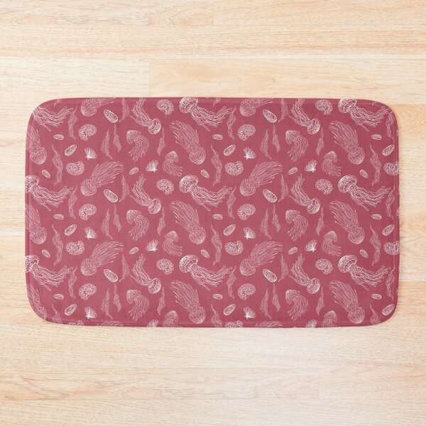 Item preview, Pink jellyfish pattern Marine life design Underwater creatures designed and sold by NayaChu.