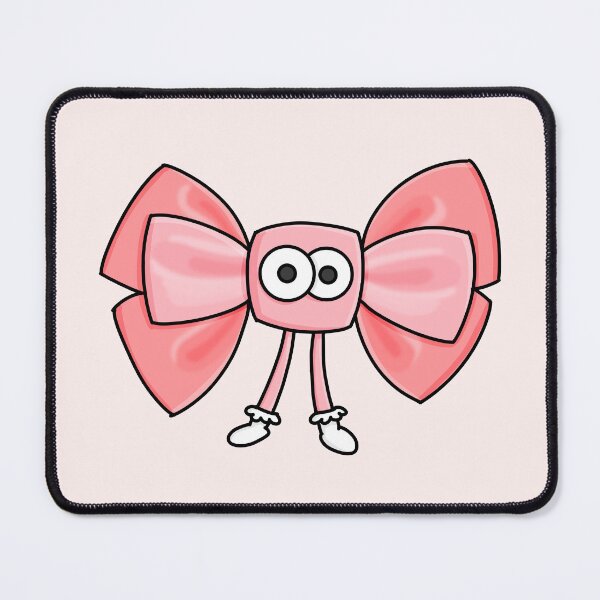 Item preview, A CARTOON-STYLE PINK BOW WITH LARGE EYES designed and sold by ChiaraLisa.