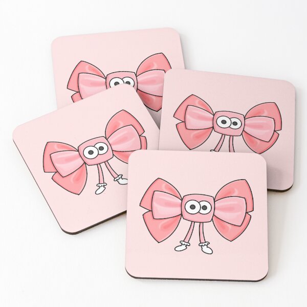 Item preview, A CARTOON-STYLE PINK BOW WITH LARGE EYES designed and sold by ChiaraLisa.