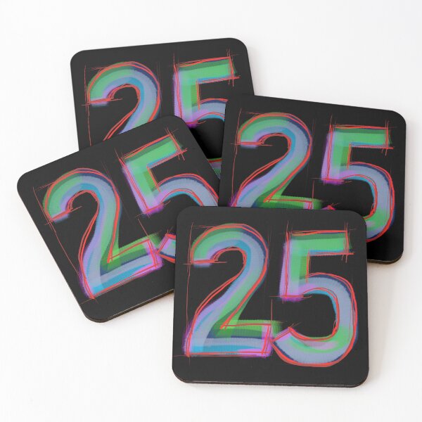 Item preview, 25 Twenty-Five Funny Gifts For Fans Of Numbers And Colorful Drawings designed and sold by ZIPsketch.