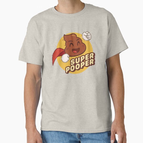 Super Pooper Circle Classic T-Shirt