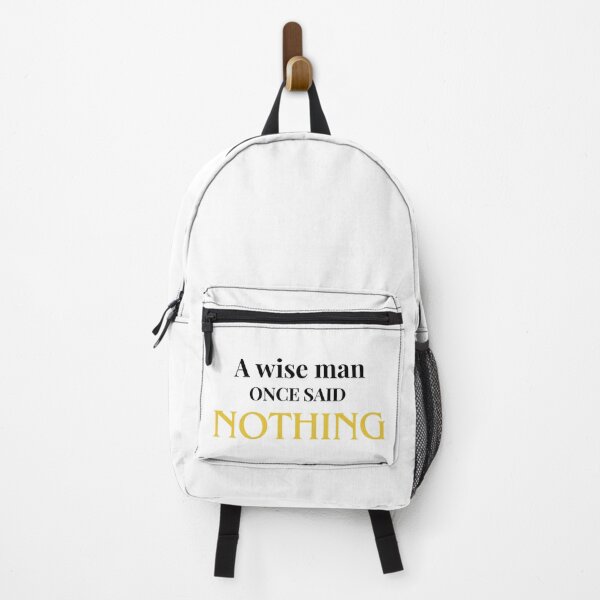 Item preview, A wise man once said nothing. Gift for nosy people designed and sold by beautyjan.