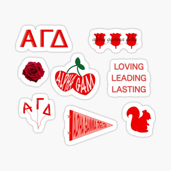 Item preview, Alpha Gamma Delta pack  designed and sold by marinatrovatoo.