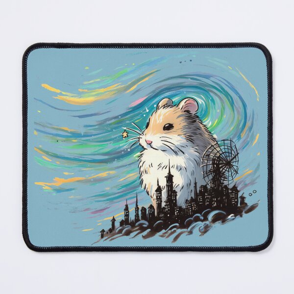 Item preview, Giant Hamster Guardian Over Tiny City designed and sold by Slick-Waffles.