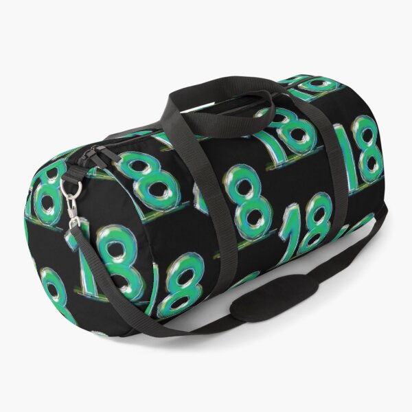 Item preview, 18 Eighteen in The Green Funny Gifts For Fans Of Numbers And Colorful Drawings designed and sold by ZIPsketch.