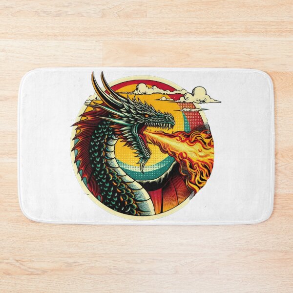 Item preview,  vintage Fire Breath dragons breathing fire designed and sold by Expressions-Sel.